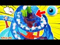 巨大！ウォータースライダーで目玉グミみたいなボールを大量に流す！？Marble Run・親子向け知育教育★サンサンキッズTV★