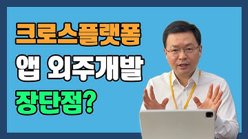 앱 외주개발 할 때 크로스플랫폼 개발 시 장단점? #청년창업사관학교 #예비창업패키지 #지원사업 #초기창업패키지 #재도전성공패키지