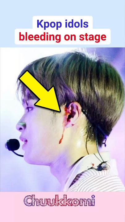 Kpop idols bleeding on stage #kpop