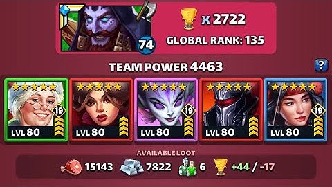 Can we beat global rank 135 with 4⭐️ heroes? Look at that tank!