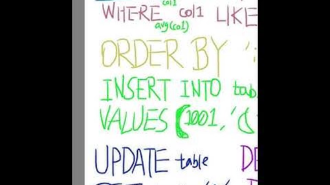 SQL 기본 문법. 특정 문자 포함, 정렬, 삽입, 수정, 삭제 #초심자 #devlog