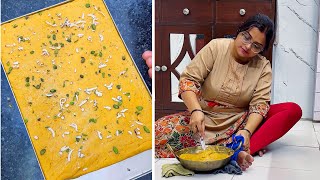 मुँह में घुल जाये ऐसी बेसन की बर्फी, Besan ki Burfi