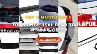Why Everyone Is Buying Top 5 Universal Rear Trunk Spoiler Wings - ​​Universal Soft Car Spoiler Stick screenshot 2