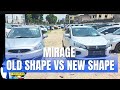 Mitsubish Mirage Old Shape Vs New Shape