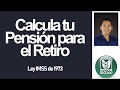 Aprende a Calcular tu Pensión del IMSS para el Retiro (2020) #IMSS #PENSIONES