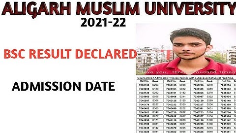 AMU entrance result declared| amu bsc ,MSW,btech result declared |amu class 11 result declared #amu