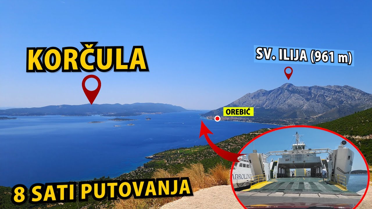 PUTOPIS DO MORA 2025 | 8 sati putovanja na otok Korčulu