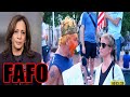 No Kings Protester FINDS OUT! PANICS when confronted with this FACT! FAFO!