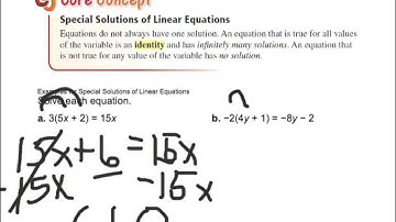 Lesson 1.3 solving equations with variables on both sides
