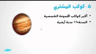 عناصر المجموعة الشمسية | العلوم الفيزيائية والتكنلوجية | للصف الأول المتوسط | المنهج الجزائري