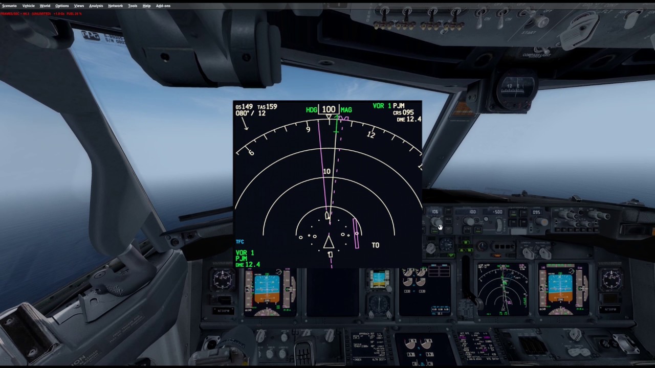 Prepar3D [P3D v3.4] | FSX | Заход на посадку (полосу) по VOR маяку