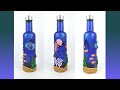 Bottle Decoration | Clay Art on Glass bottle | Under the Sea Polymer Clay Tutorial