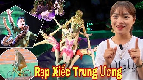 Vlog 7| Chị Hằng Lần Đầu Đi Rạp Xiếc Trung Ương Tại Hà Nội | xiếc khỉ,xiếc dê,xiếc ngựa,nghệ sĩ hài