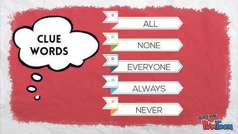 Extreme or Absolute Language