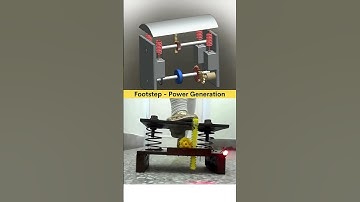 Free Power Generation by Footstep.. #3ddesign #cad #ajdesignhub #automobile #solidworks #mechanic