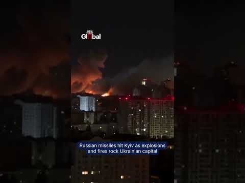 Video Russia-Ukraine War: Russia Missile Strike Rocks Kyiv, Homes And Warehouses Hit In Fresh Attack