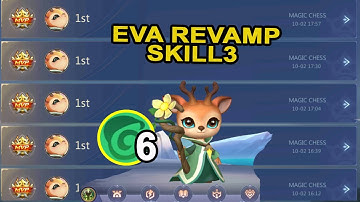 MAGIC CHESS COMMANDER EVA SKILL 3 WITH nature spirit only SYNERGY | ULTIMATEAND 65% ATK SPEED