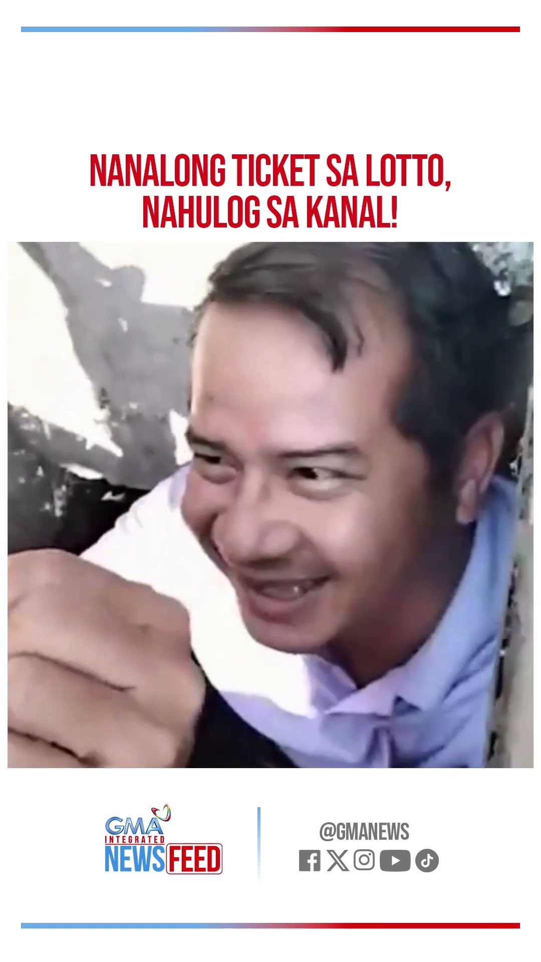 Panalong ticket sa lotto, nahulog sa kanal! Nabawi kaya?| GMA Integrated Newsfeed