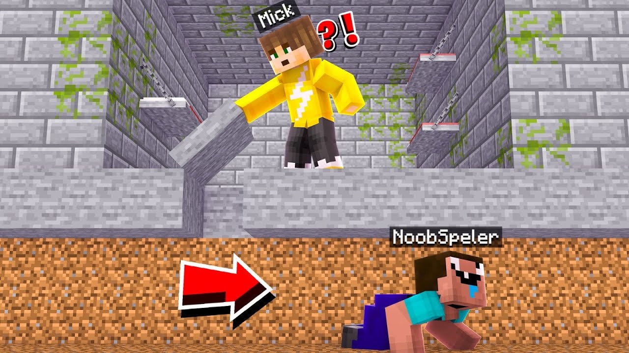 NOOB Ontsnapt Uit De GEVANGENIS Met GIEL (Minecraft Survival)