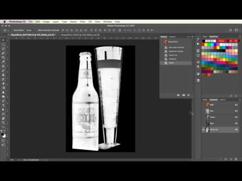 Shape White Tips: Photoshop Channel And Color Range