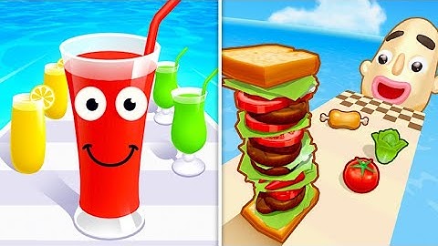 Sandwich Runner | Juice Run - ALL Gameplay Android, iOS BIG NEW UPDATES EP 3