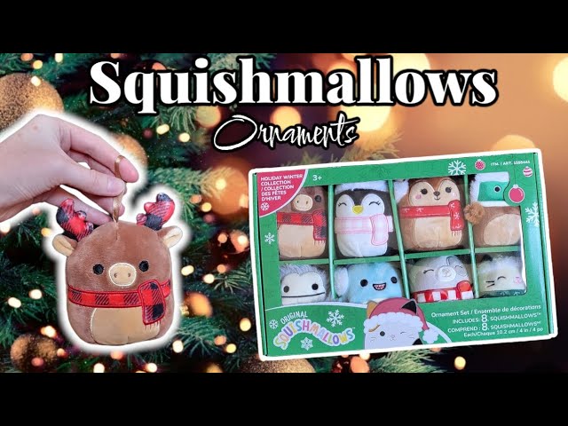 CHRISTMAS SQUISHMALLOWS ORNAMENTS!🎄🎅 Winter Collection 
