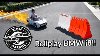 Zion Shows Off His Rollplay BMW i8 Spyder!