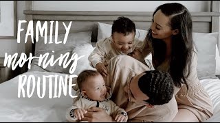 MARRIED MORNING ROUTINE ☀️ WITH 2 BABIES 👦🏻👶🏻