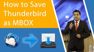 Save Thunderbird Emails as MBOX