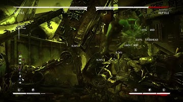 Mortal Kombat X Reptile 34% 1 Bar Midscreen Kombo Nimble 14 Hits