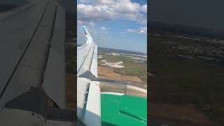 Frontier airlines Airbus A320NEO approach into MCO airport part 1