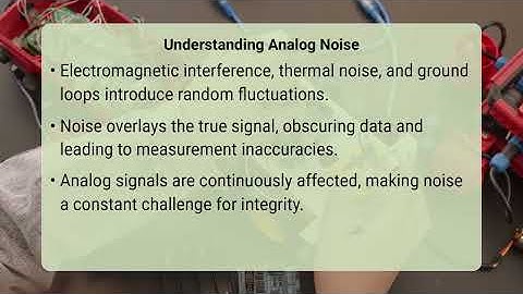 Why Is Noise Reduction Important for Analog Sensors?