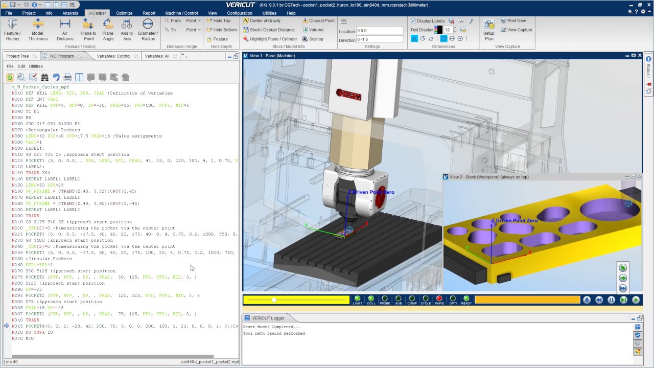 Vericut ile Siemens 840D Pocket(cep) Çevrimlerinin Simülasyonu