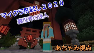 【マイクラ肝試し2020】あかがみんみんな絶対絶叫!！【あちゃみ視点】