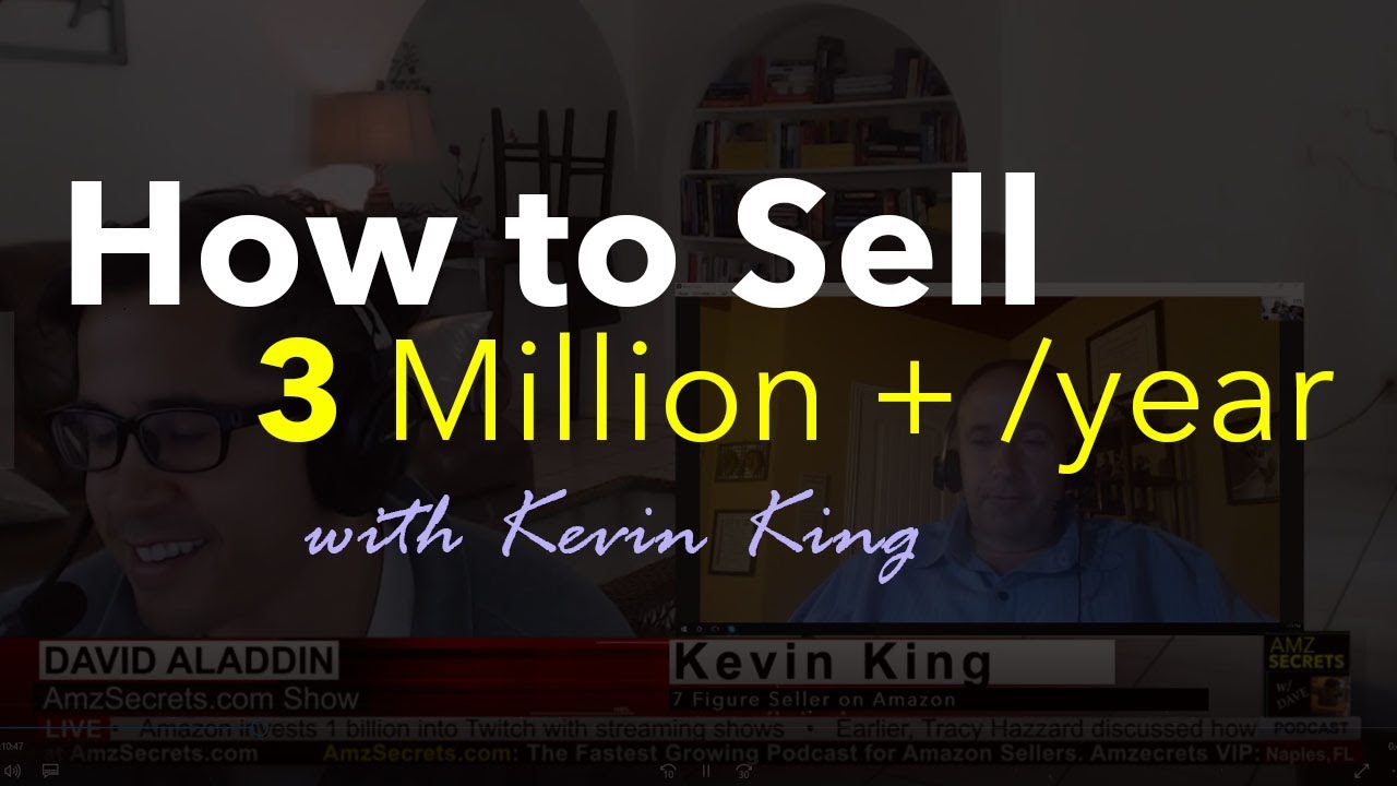 Inside the mind of Kevin King who’s pulled 3 Million so far selling on Amazon FBA - Episode 88