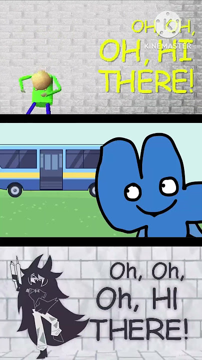 Baldi You're Mine comparison (Baldi, BFDI Four, FPE Miss Circle) #baldisbasics #shorts