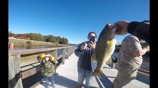 BANK fishing for Big Spotted bass on Lake Norman