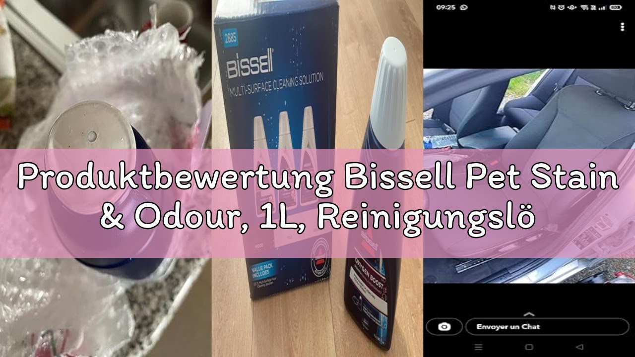 Produktbewertung Bissell Pet Stain & Odour, 1L, Reinigungslösung