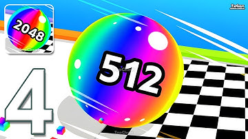 Ball Run 2048 - Gameplay Walkthrough Part 4 - New 2025 Update Level 24-47 (Android, iOS)