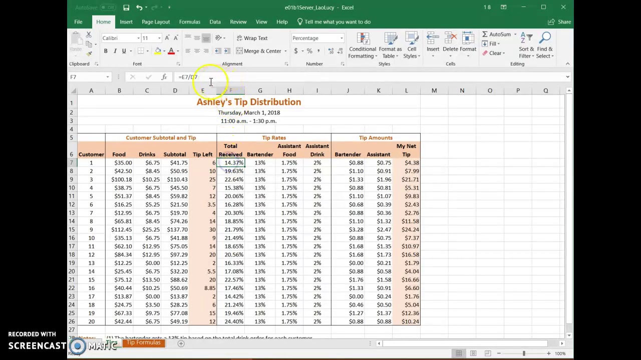 Tip Distribution - YouTube