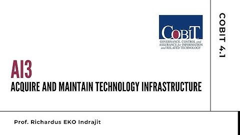 COBIT 4.1: AI3 Acquire and Maintain Technology Infrastructure