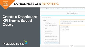How to Create an SAP Business One KPI from a Saved Query | Version for HANA
