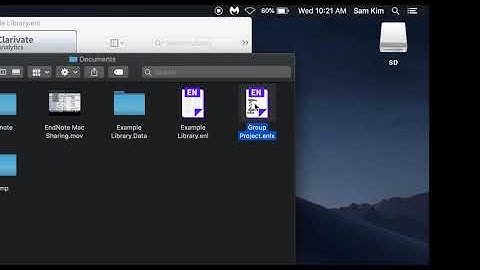 EndNote X9 for Mac - Transferring References