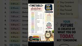 study motivation video #examstrategy #timetable #motivation #dreambigstudyhard #stayfocused #upsc