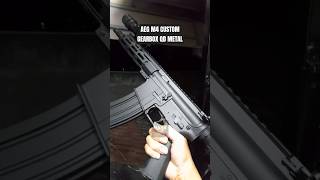 AEG M4 CUSTOM BUILD GEARBOX METAL QD #airsoft #aeg #pelletguns #toys #toyguns #ENC #CYMA
