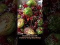 Brussels Sprouts with Cranberry-Orange Glaze