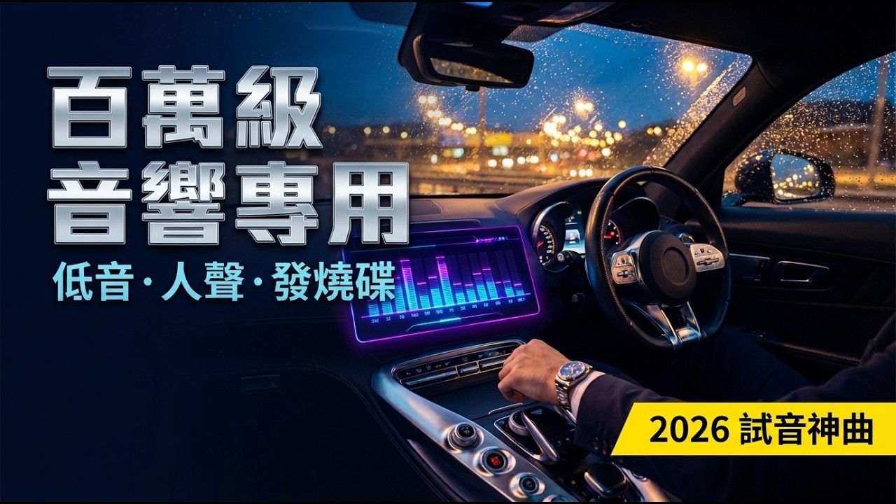 【2026發燒級台語】百萬音響專用測試碟 🚗 低音潛得下去，人聲毒到心裡｜適合過年長途開車的Hi-Fi神曲｜男人車上唯一的避風港，這一路聽完，讓所有的疲憊都煙消雲散 #無損音質 #發燒人聲 #黑膠質感