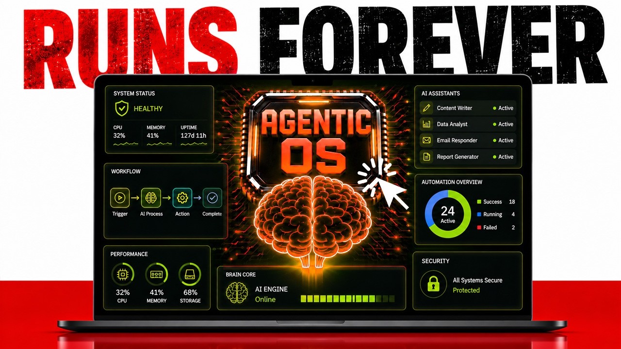 Automate Anything with THE NEW AGENT OS! 🤯