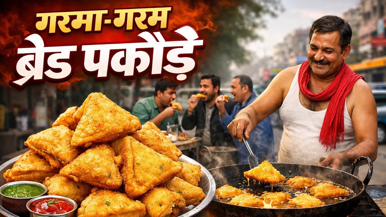 Bread pakoda recipe. Bread pakoda recipe with potato. Bread pakoda recipe chef Neha Srivastava 