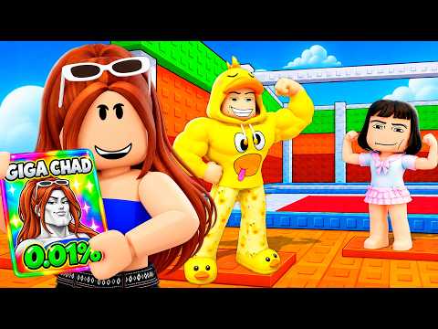 I Pretended to be a NOOB, then I BECAME a GIGA CHAD in Roblox!